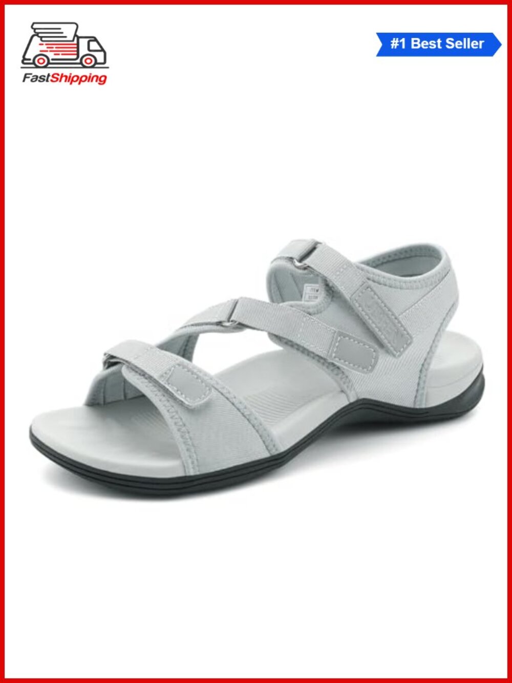 Womens Hiking Water Sport Sandals Arch Support Lightweight Walking